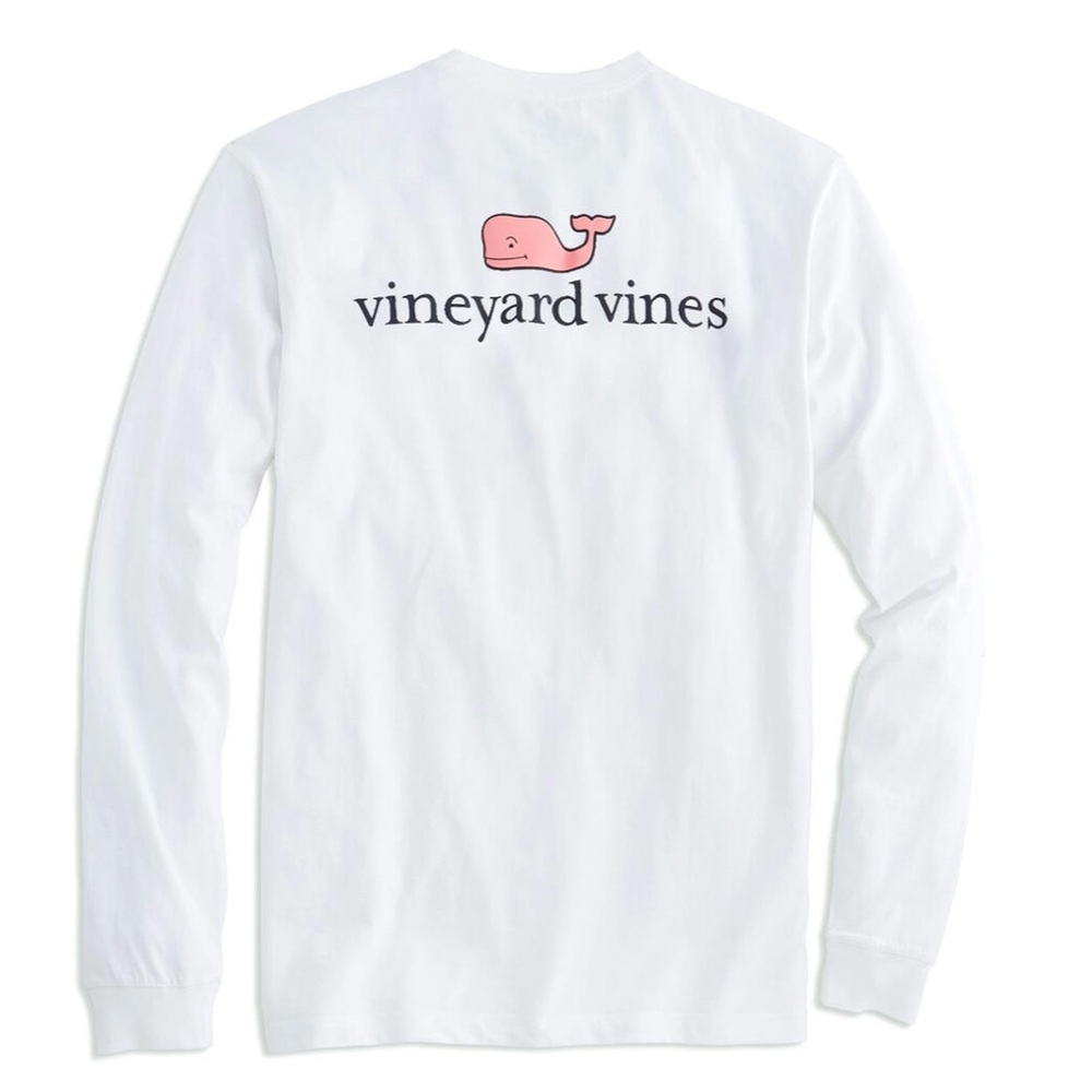 Vineyard Vines Pima Cotton Long Sleeve Whale Logo Tee